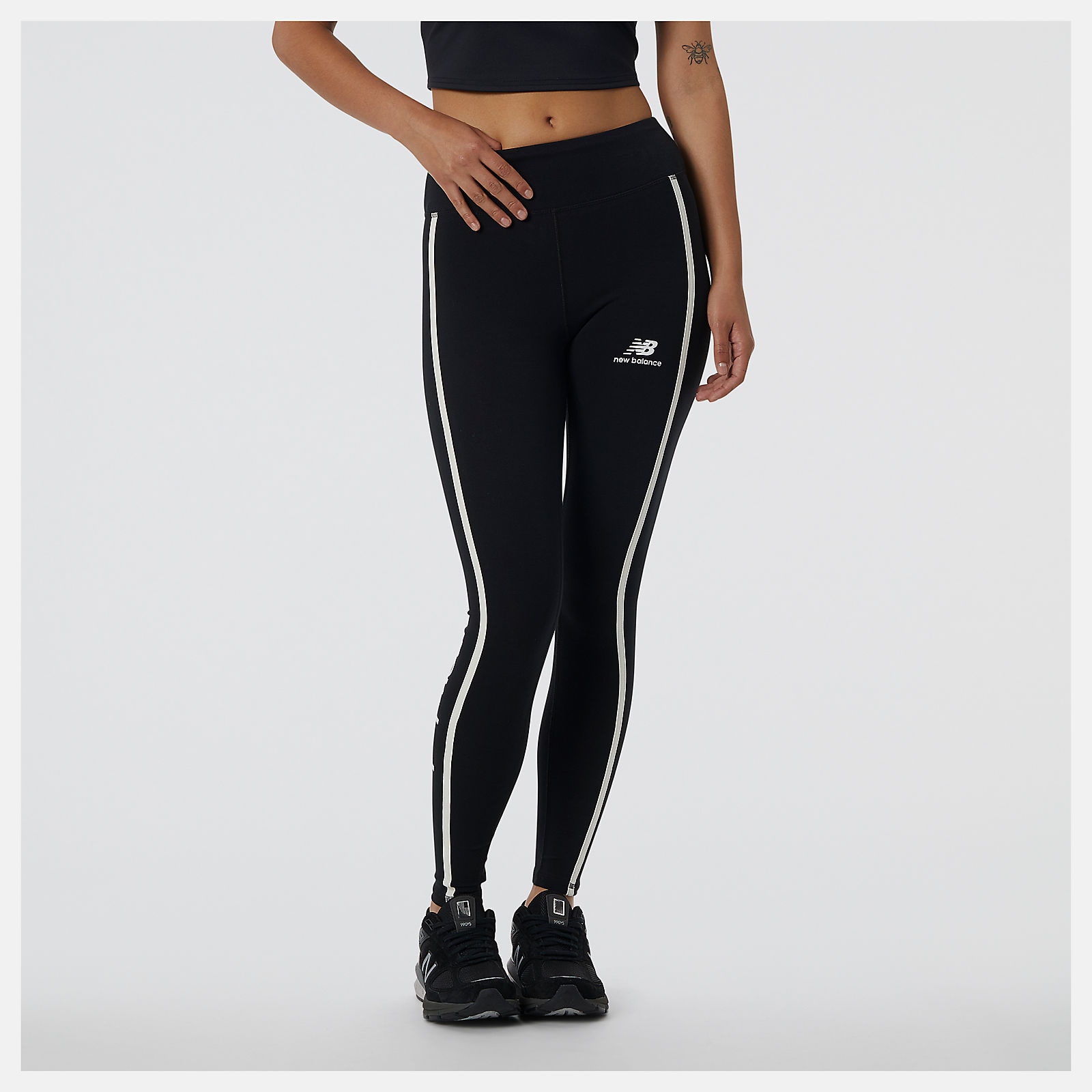 New Balance Dámské Legíny Athletics Amplified Legg Černé