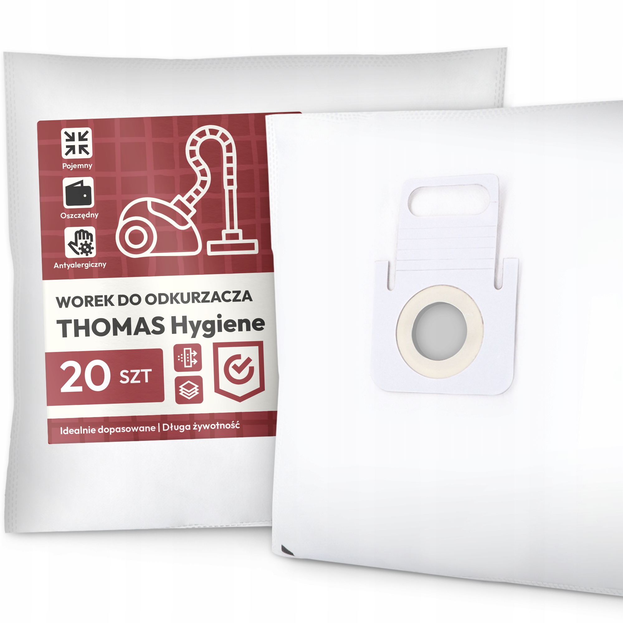 20x Sáček do Vysavače Thomas Hygiene Syntetický Sáčky Filtrační G9