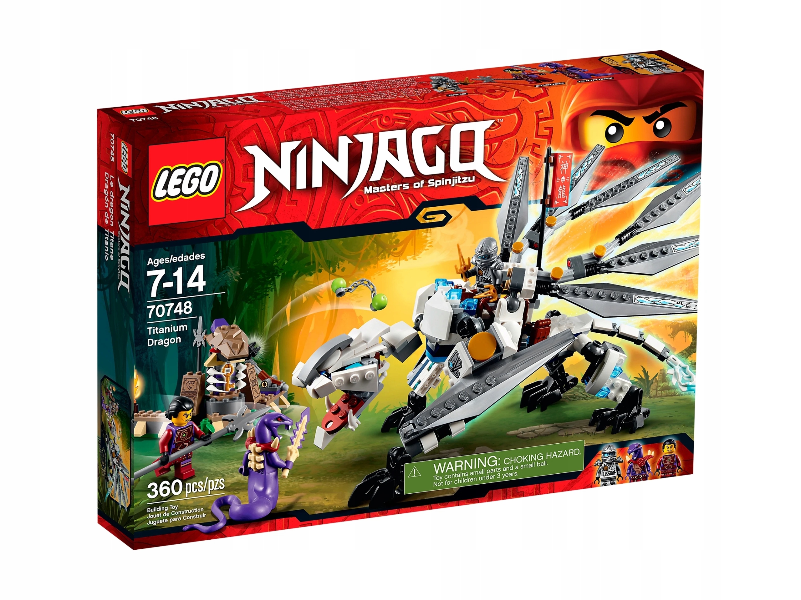 Lego Ninjago Titanium Dragon 70748 Unikat 2015r.