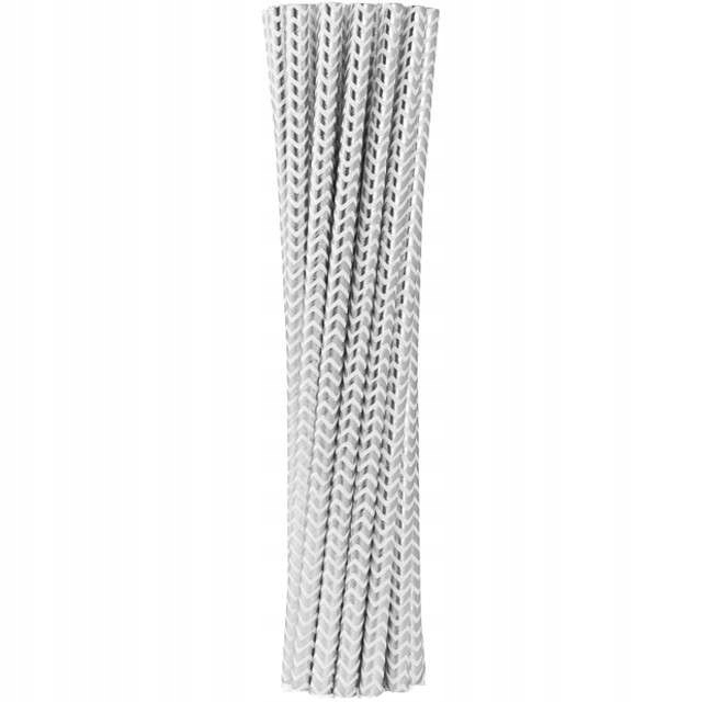 rurki SŁOMKI szare SZLACZKI do napojów 12 szt