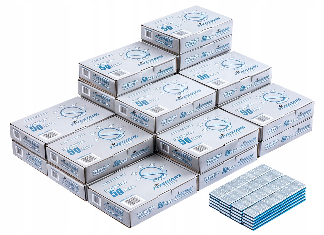 Ciężarki do kół klejone 5g Edgy 480 pasków Fivestars Kod producenta 01-02-91