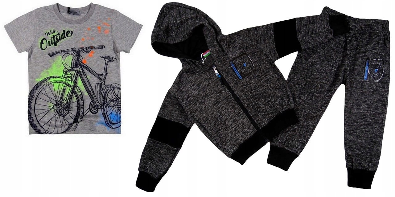 

Dres bluza spodnie koszulka 208 Walk 134/140 czarn