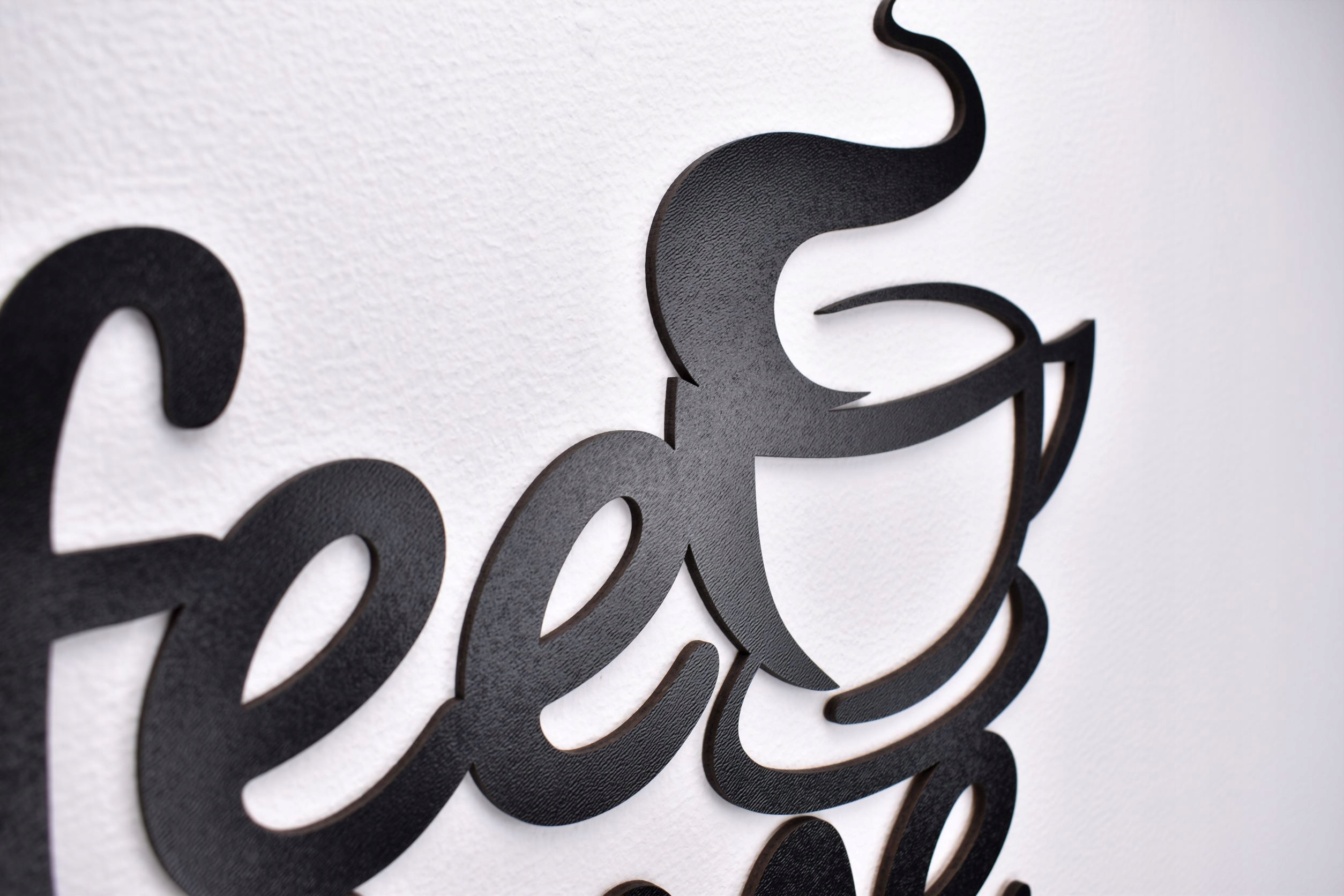 NAPIS NA ŚCIANE COFFEE TIME; KAWA ozdoba; czarny Marka inna