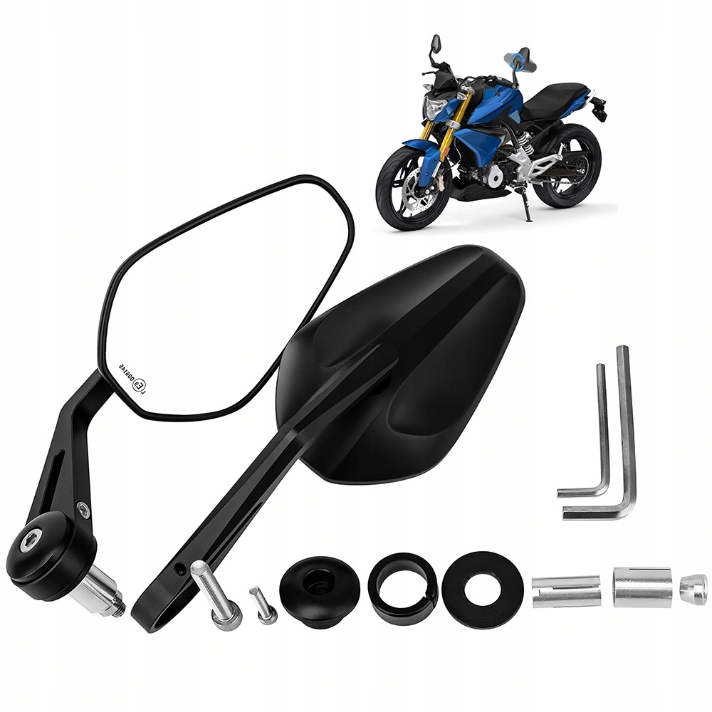 Motocyklová zrcátka na řídítka Univerzální 7/8''