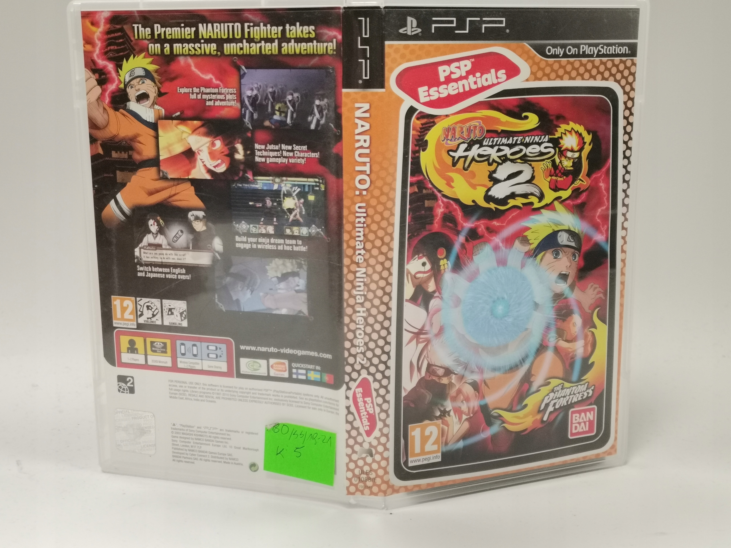 Naruto Ultimate Ninja Heroes 2 PSP Wersja gry pudełkowa