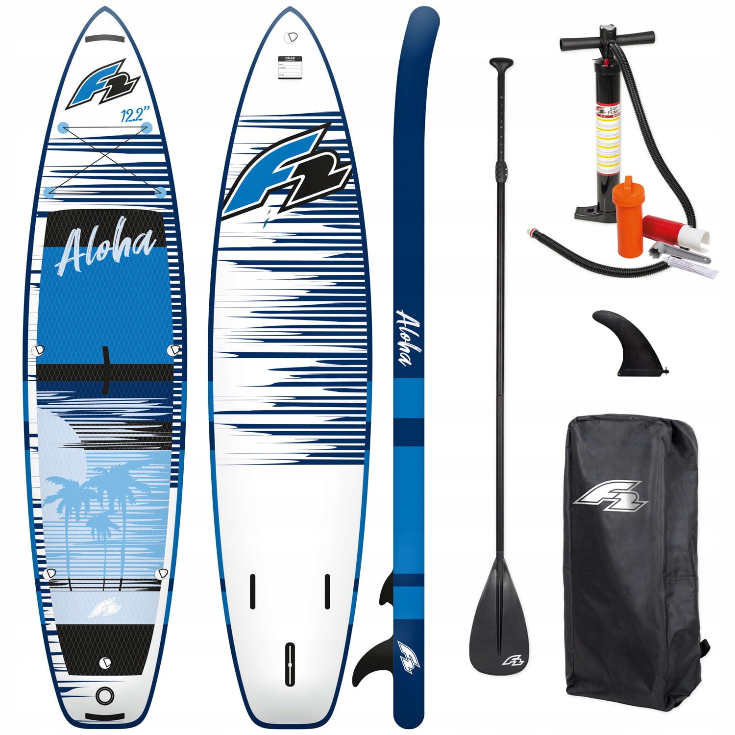 Deska Sup Pompowana F2 Aloha 12'2 Blue