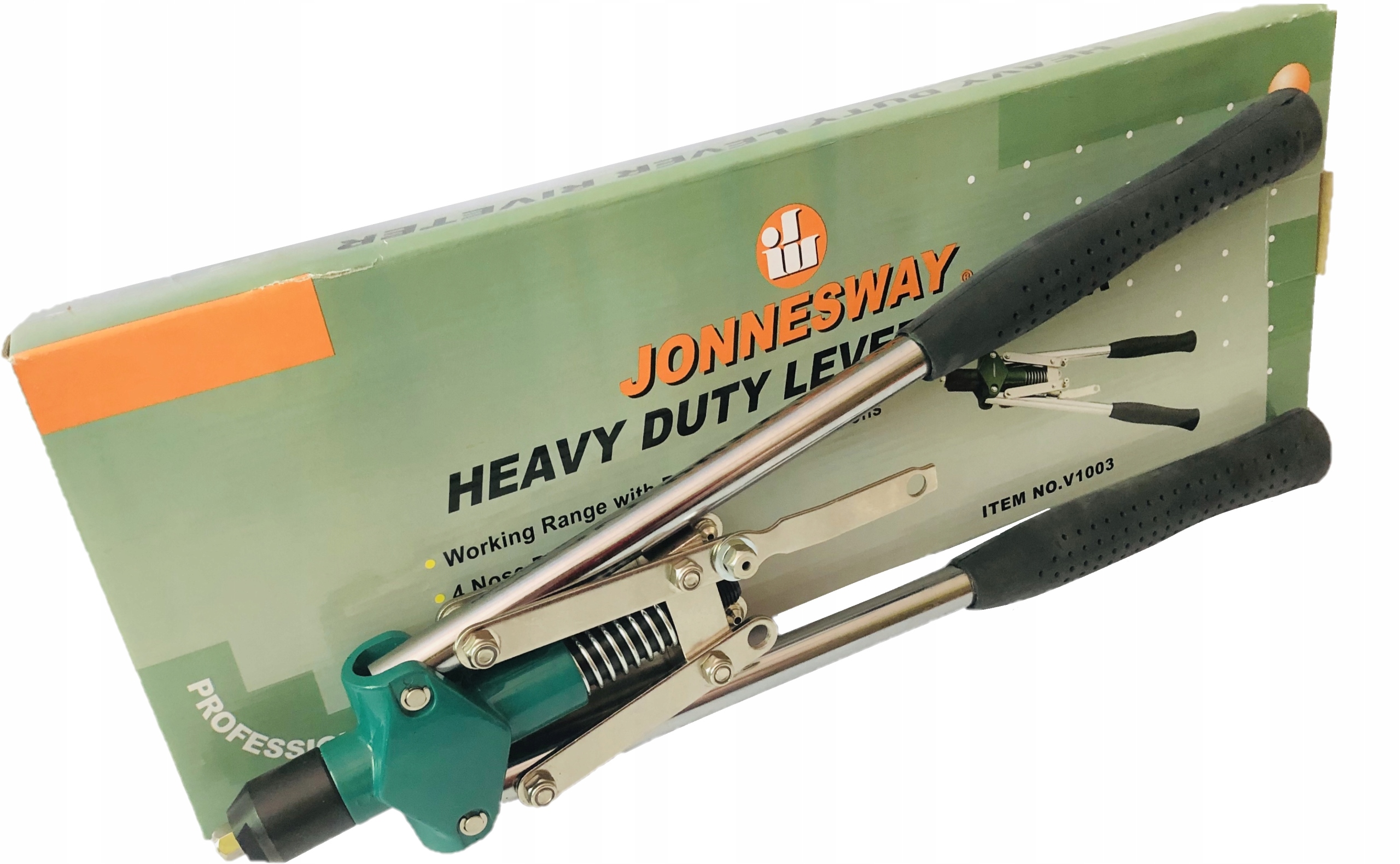 Nitownica dźwigniowa 3.2-6.4mm JONNESWAY