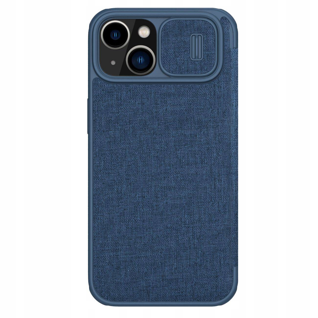 Nillkin Qin Cloth Pro Case etui do iPhone 14 Plus osłona na aparat kabura