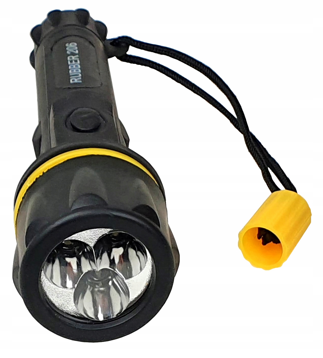 Latarka LED Rubber 303  2x R03 w osłonie gumowej