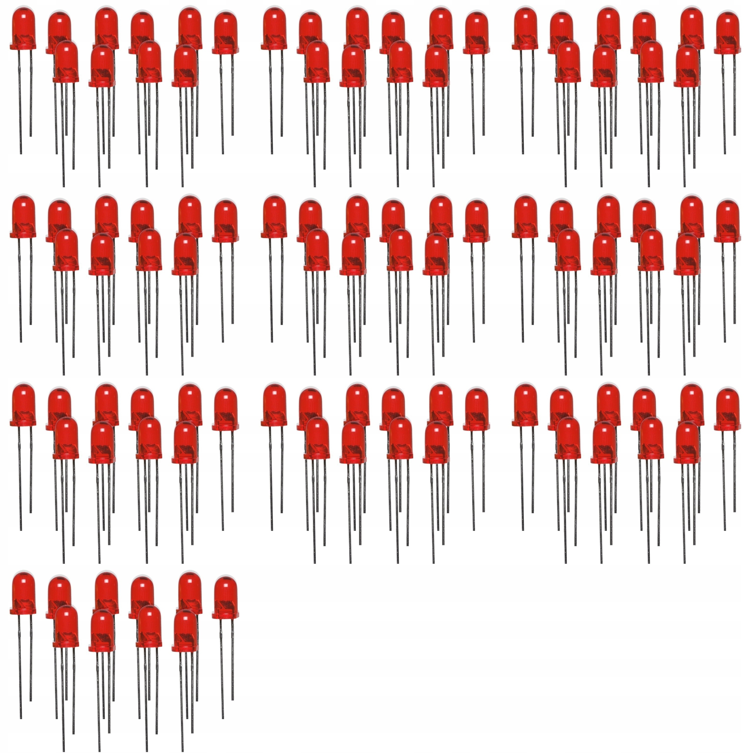 

Diody Led 3MM Czerwone Zestawy Komplet 100SZT