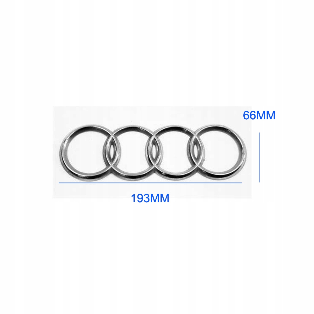 

Audi Tylne Logo Znaczek A3 A4 S4 A5 A6 193x66MM