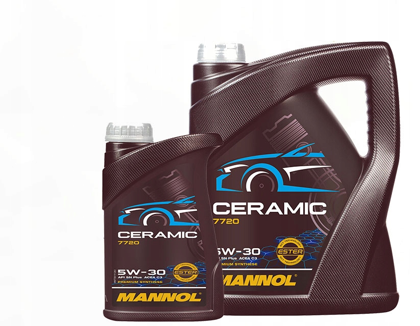 Olej Syntetyczny Mannol Ceramic 5W30 C3 6L Do Silników Vw I Bmw (pf)