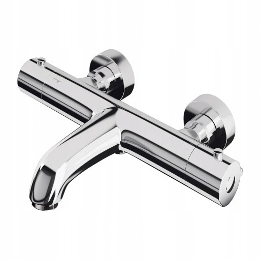 Termostatická Vaňová Batéria, Chróm S Výtokom