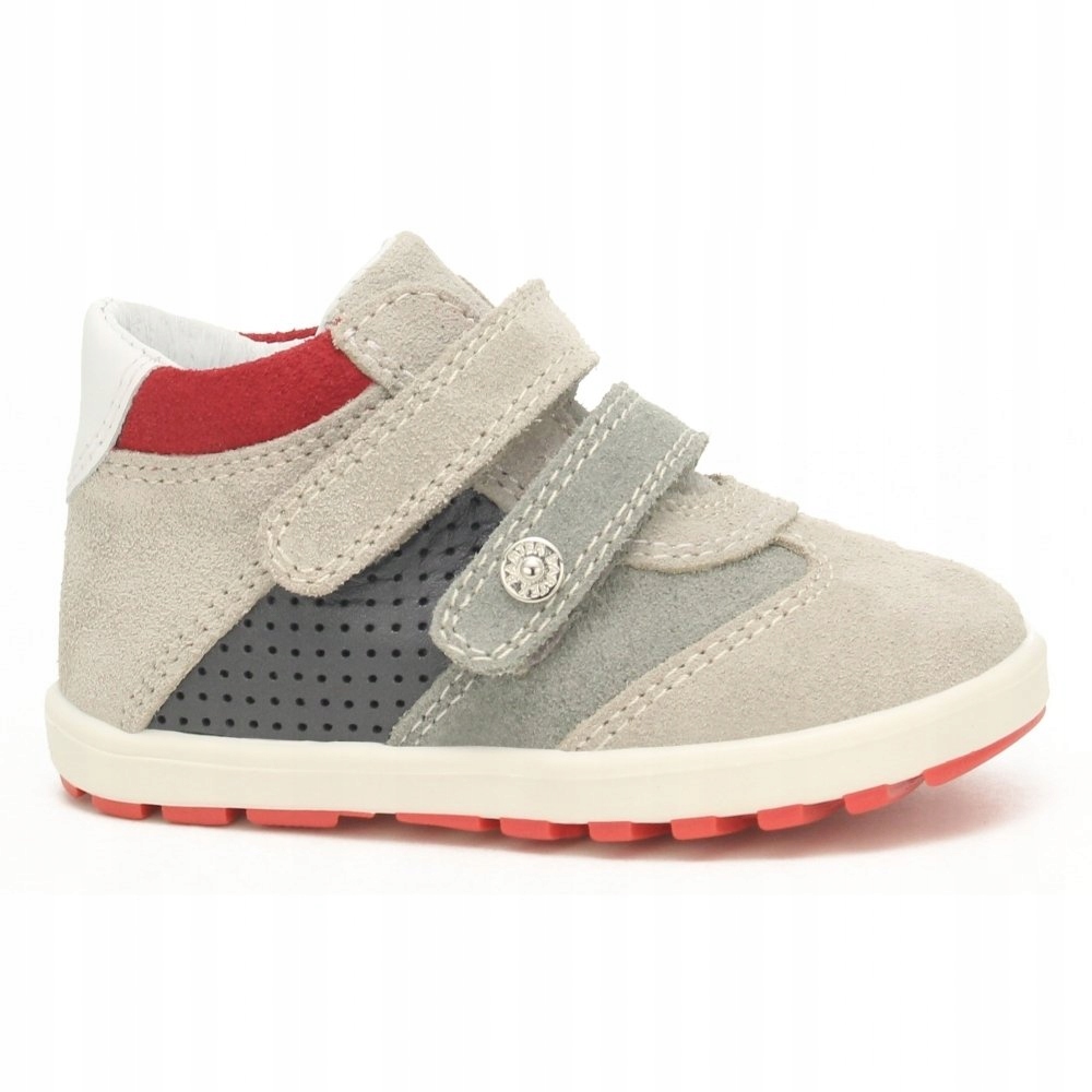 Trzewiki Bartek Baby 11729-014 szare na rzepy roz.22