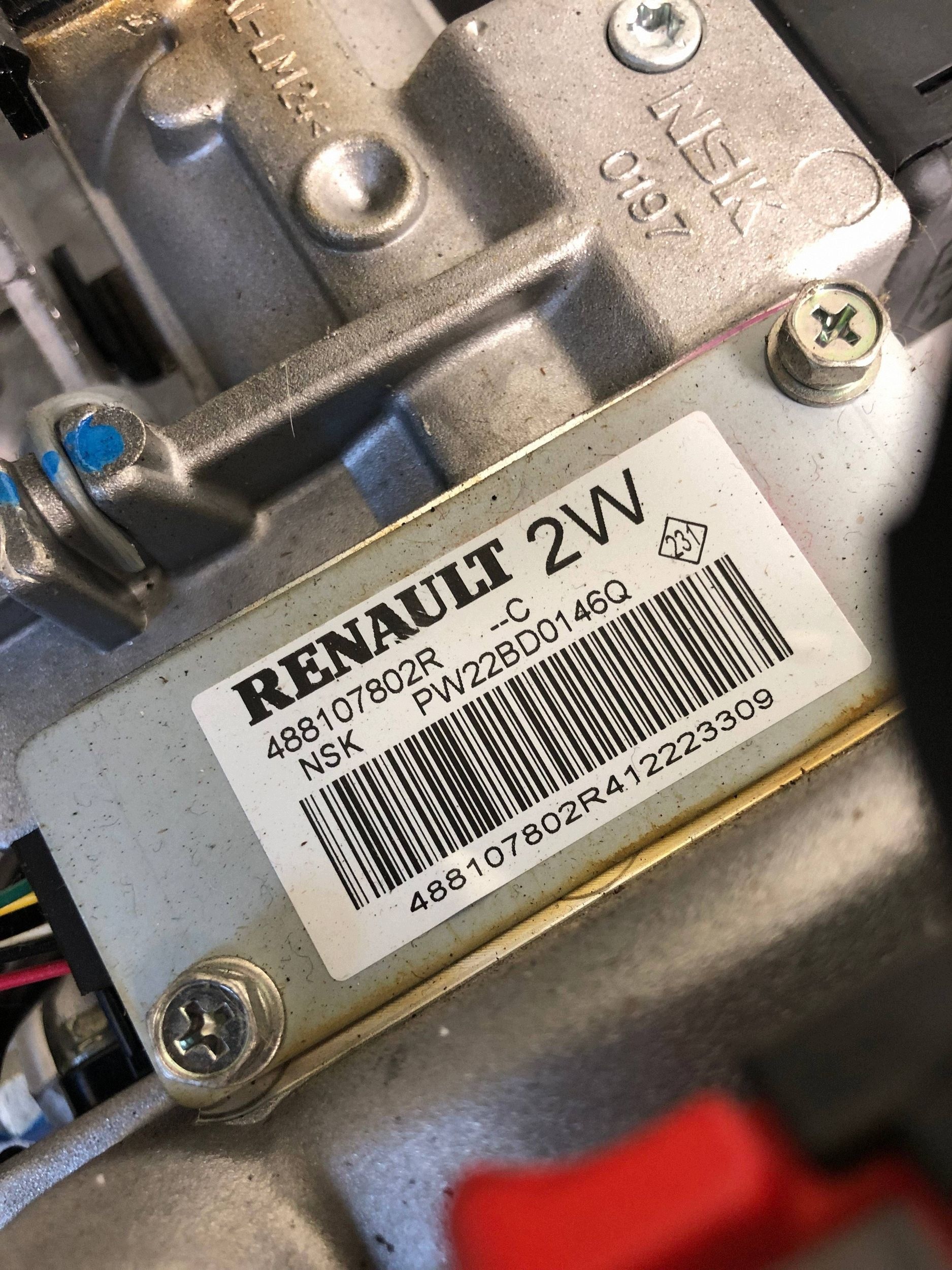 control electrics RENAULT MEGANE III LIFT KOMBI 488107802R
