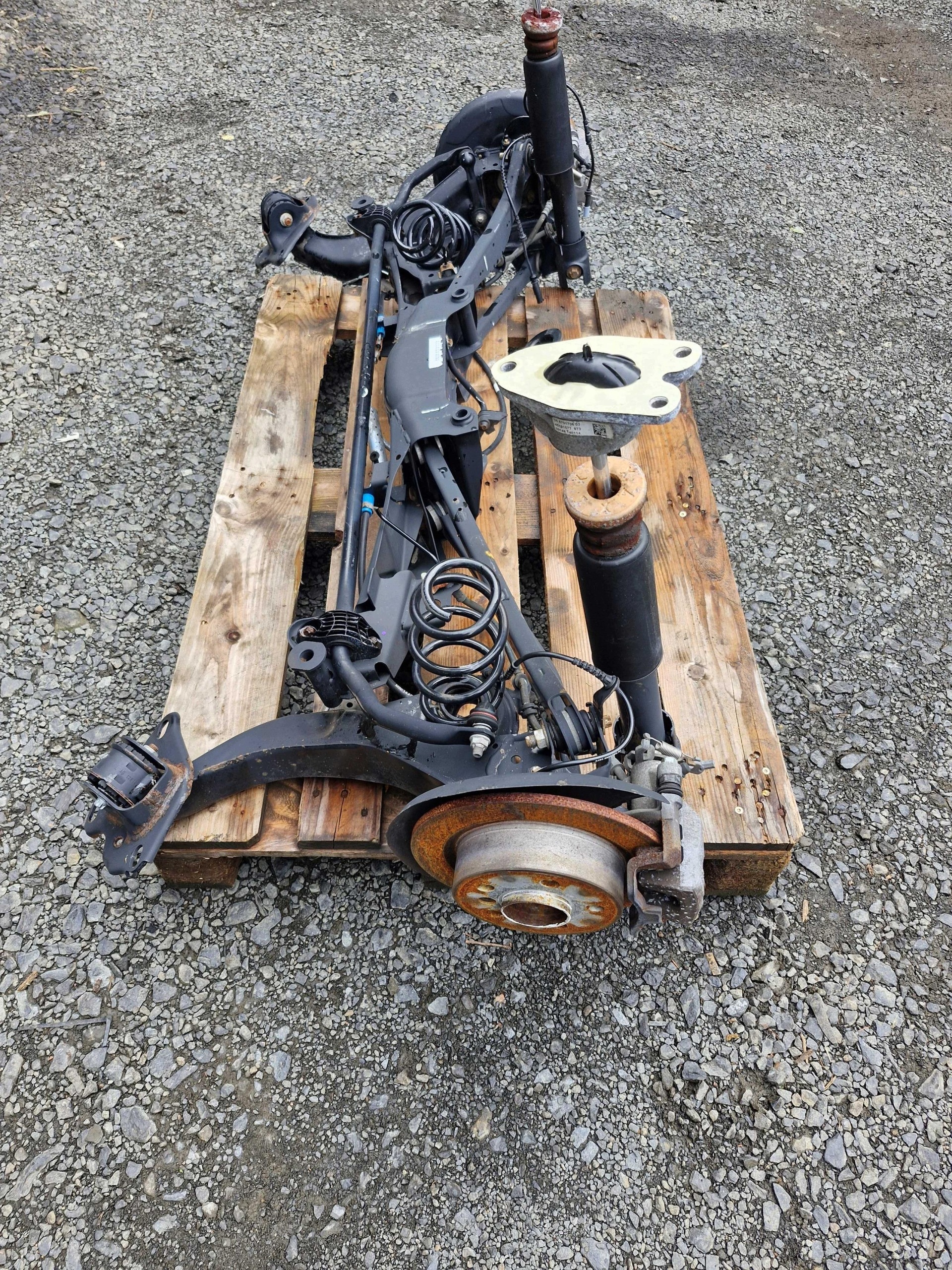 6852425 MINI COOPER F56 Achsträger heck träger Querlenker Achsschenkel Radnabe Radlager