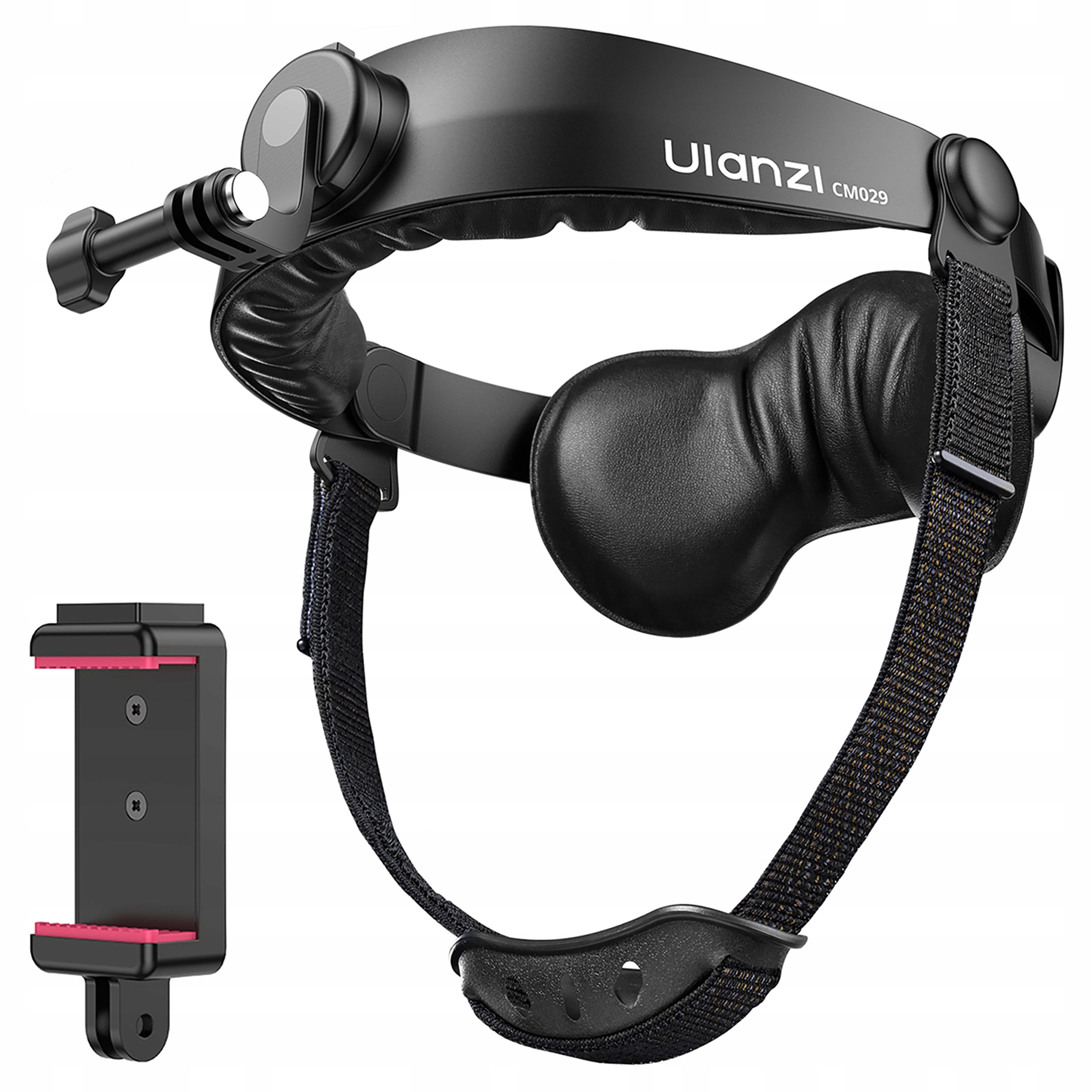 Držák na hlavu Ulanzi CM029 pro sportovní kameru GoPro a telefon