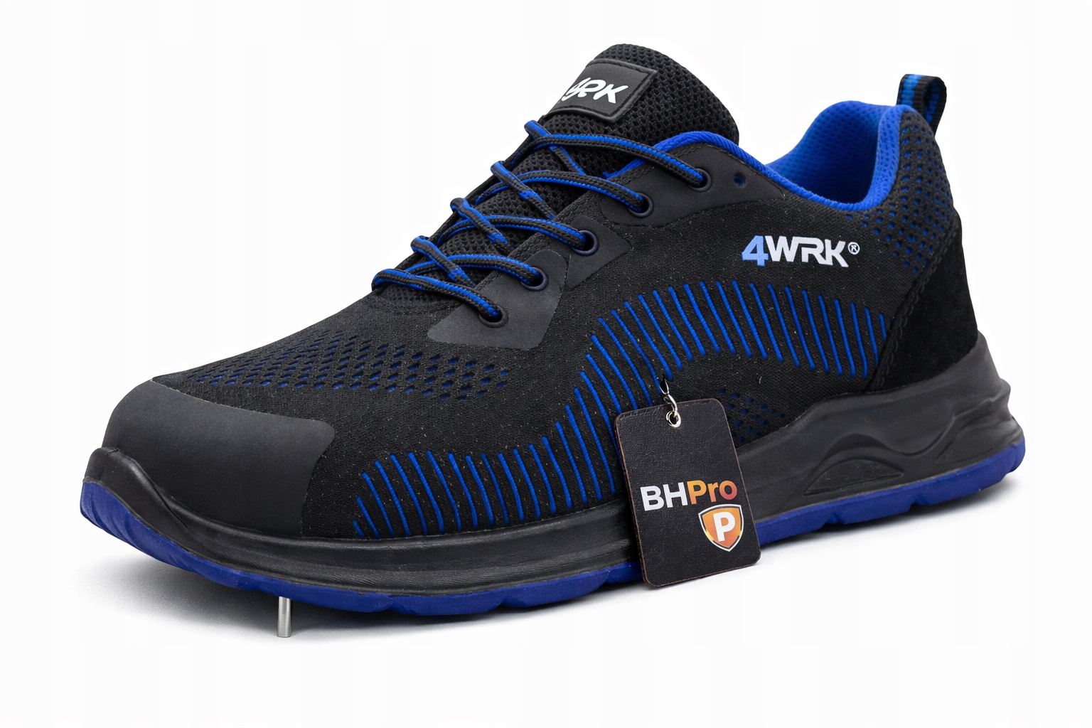 Lekkie buty robocze HornaS1 Bhp ze stalowym noskiem S1 Sr En Iso 20345 R.46