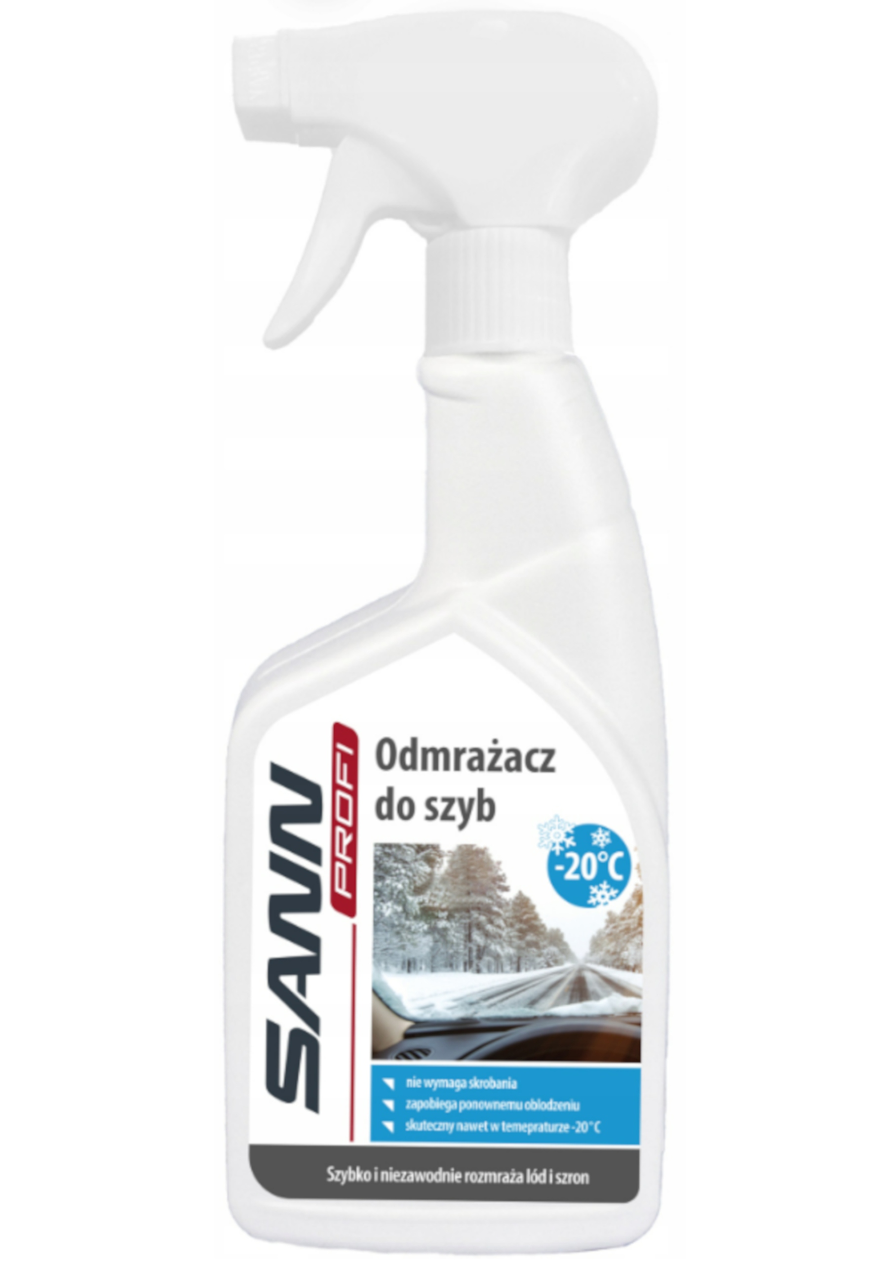 Odmrażacz Do Szyb Samochodwych Spray 0,5L Sann Pro