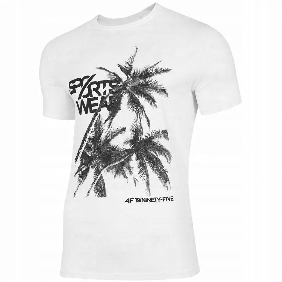 

4F Koszulka Męska T-shirt Bawełna TSM039 w r. XL