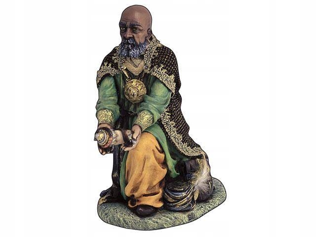 Włoska Pohyblivá Figurka Do Betlehemu „kľačiaci Kráľ“ – Pre Postavy S Výškou 30 CM