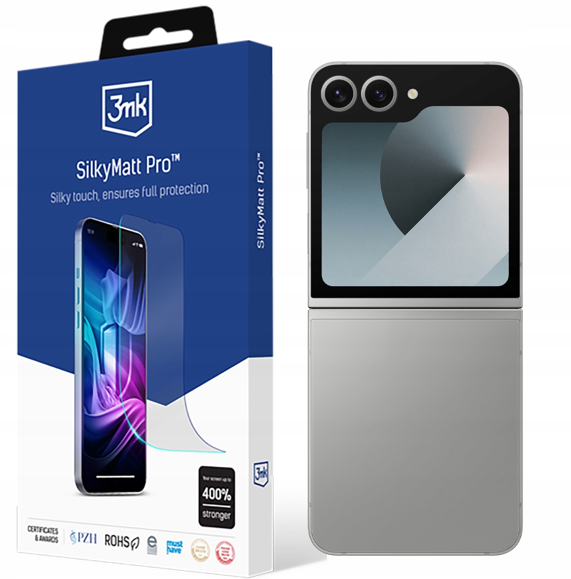 Fólie Silky Matt Pro 3MK pro Samsung Galaxy Z Flip6 Z Flip7 Fe