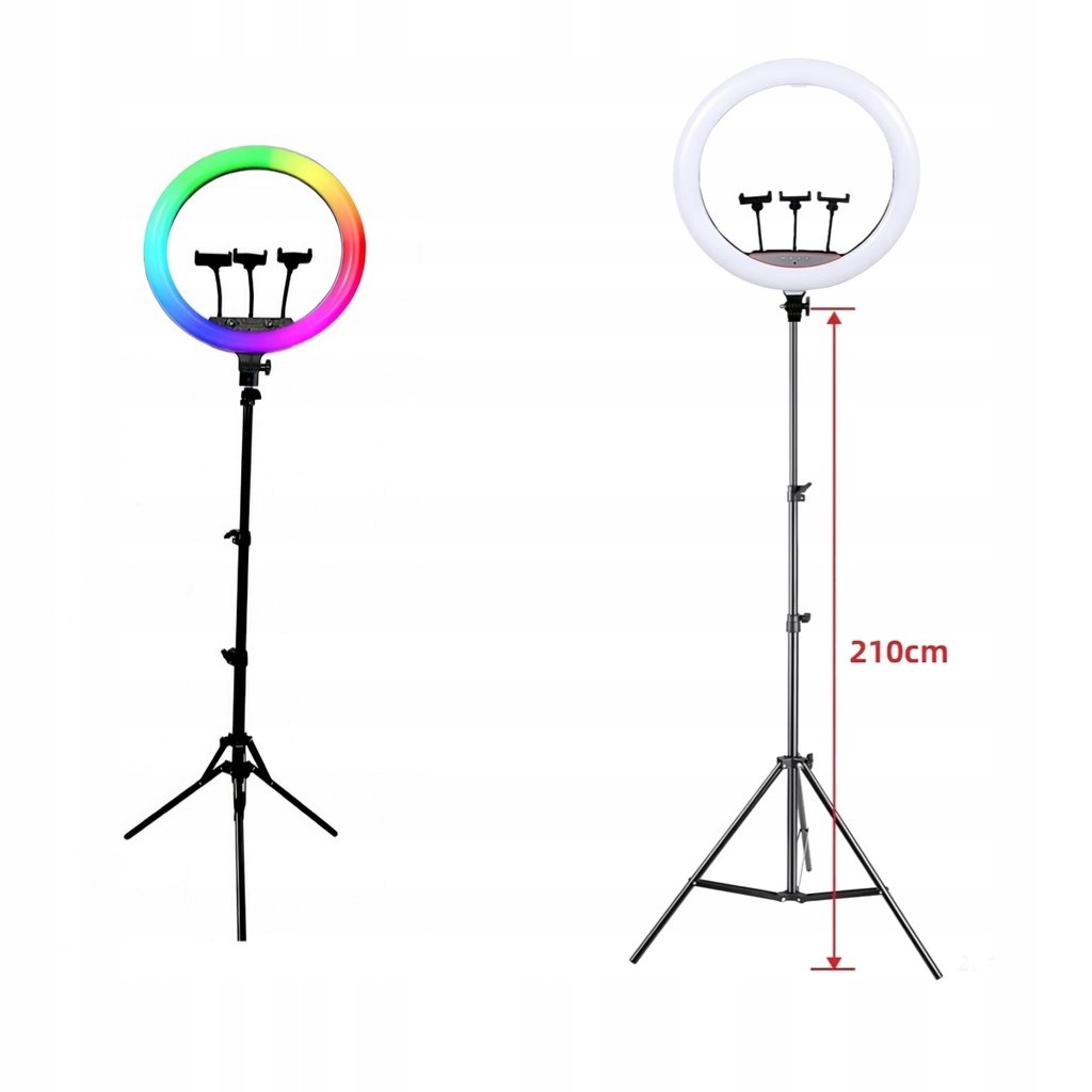 Svítilna se stativem a dálkovým ovládáním Led Rgb