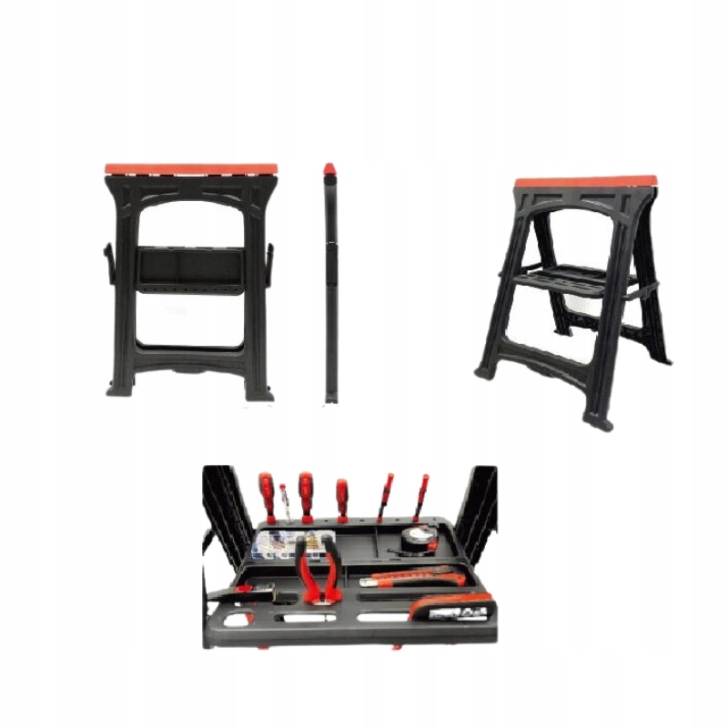 Dílenská Kobylka Kozlík Stojan Podnos Na Nářadí 2 Ks Kraft&dele