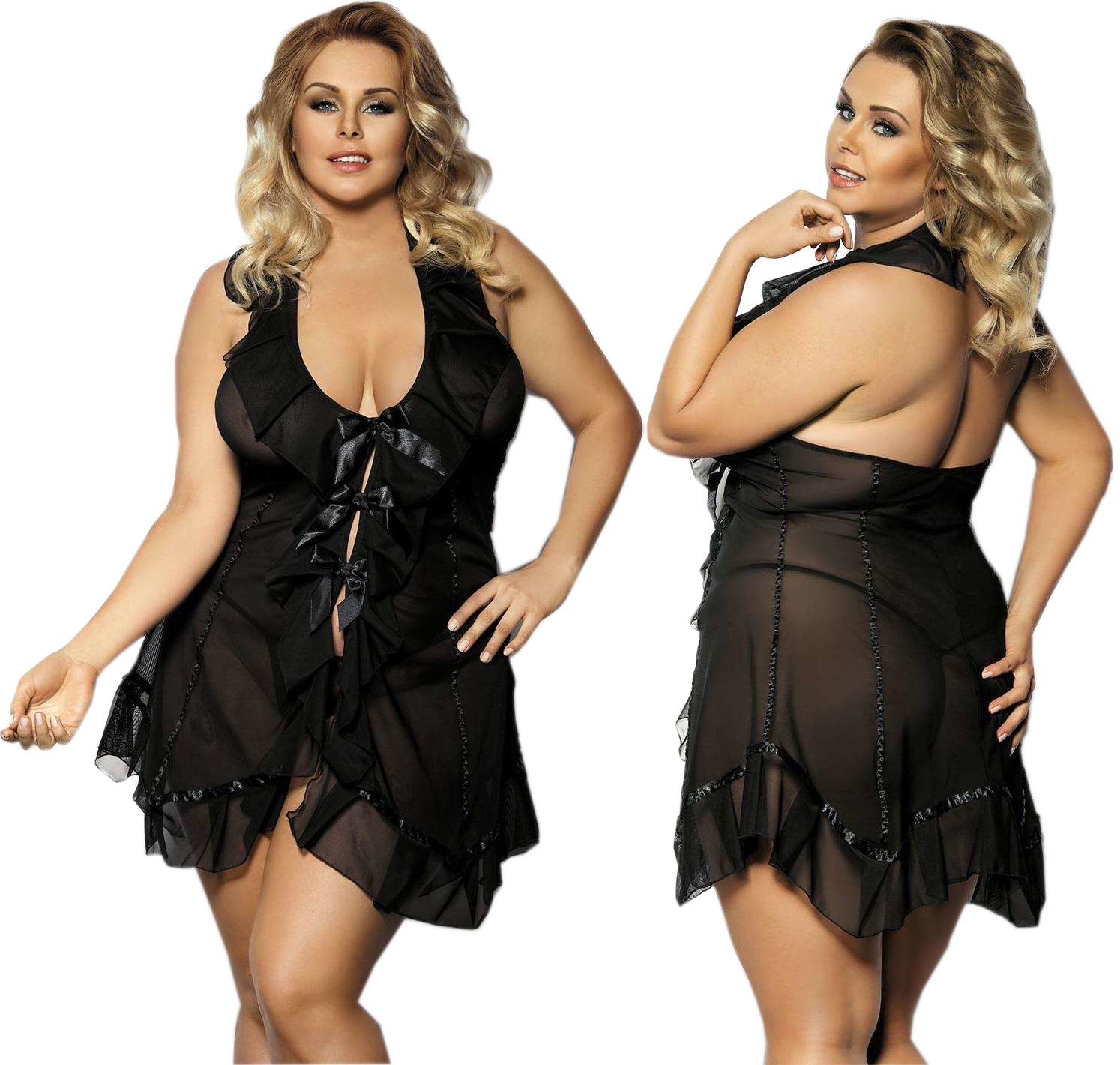 

Anais Koszulka Acre z koronką + stringi *3XL/4XL*