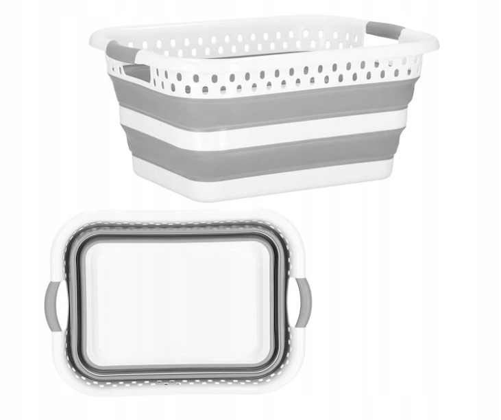 MISKA SKŁADANA SILIKONOWA DUŻA 36L KOSZ NA PRANIE SKŁADANY Stan opakowania oryginalne