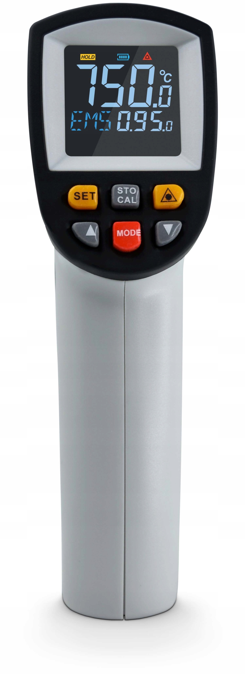 PIROMETR TERMOMETR LASEROWY BEZDOTYKOWY NA PODCZERWIEŃ EMISYJNOŚĆ -50 +750 Kod producenta GT750