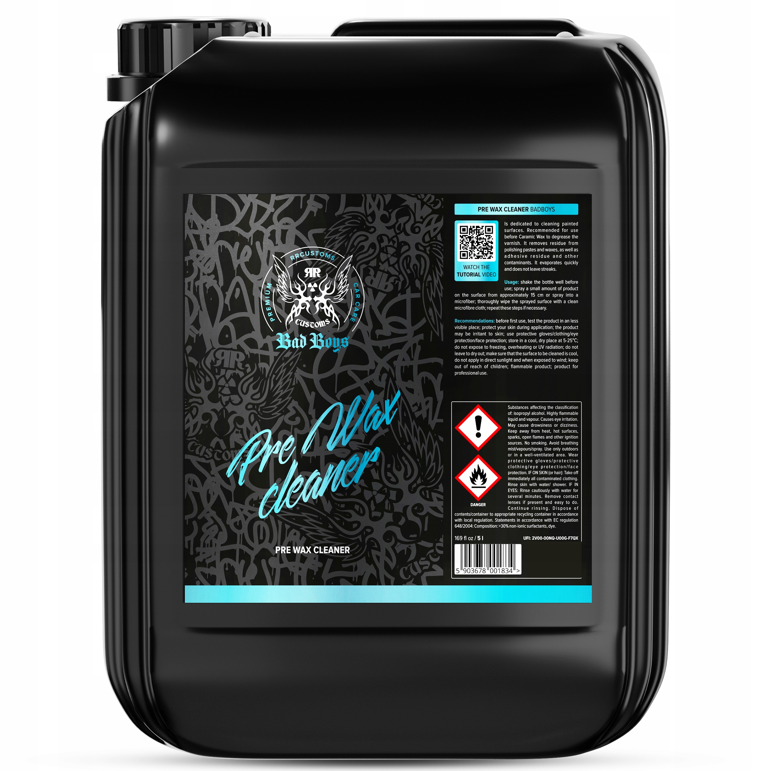 Rr Customs BadBoys Pre-Wax Cleaner 5L Odtłuszczacz do lakieru