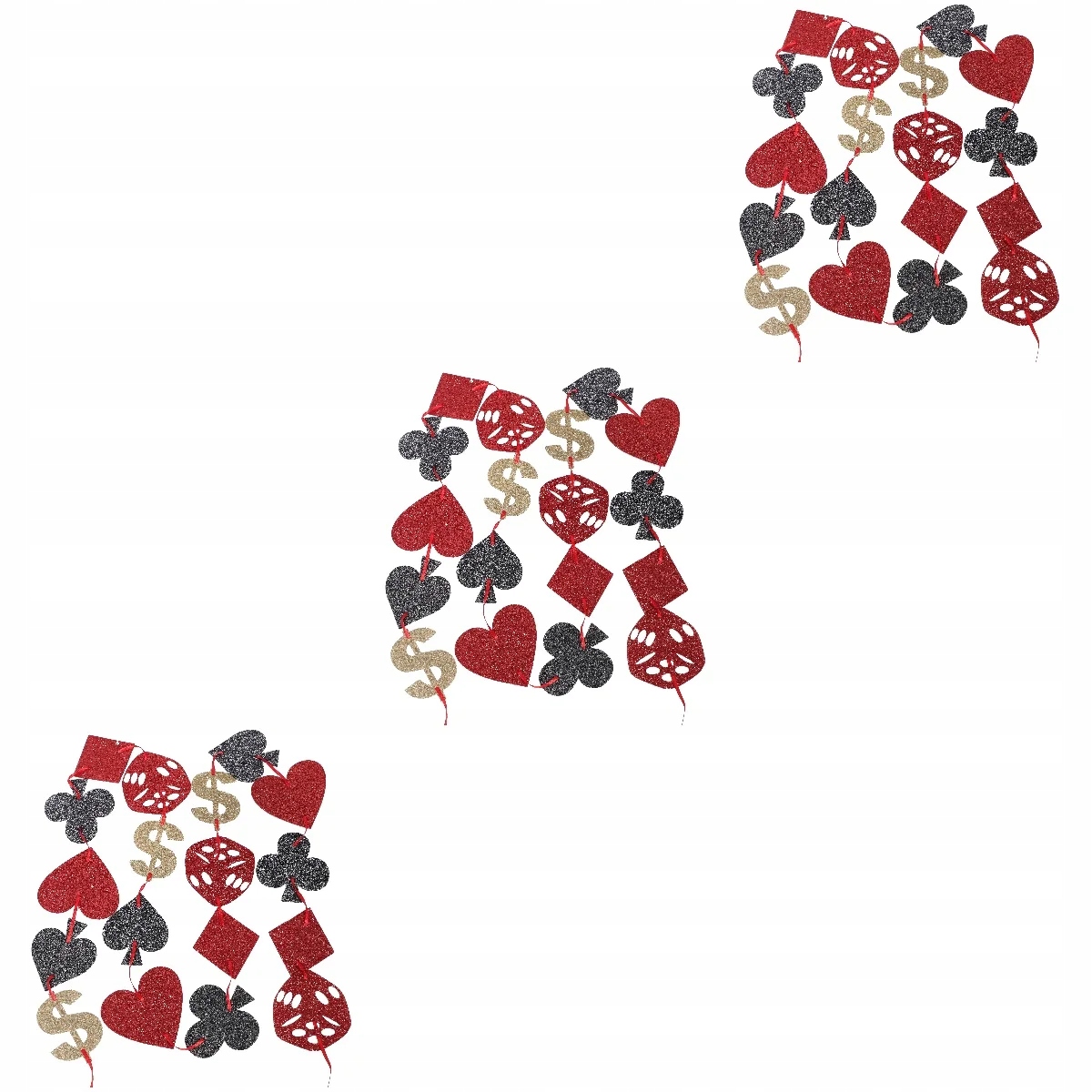 POKER KURTYNA DO DRZWI DEKORACJE DOMU KASYNO Marka bez marki