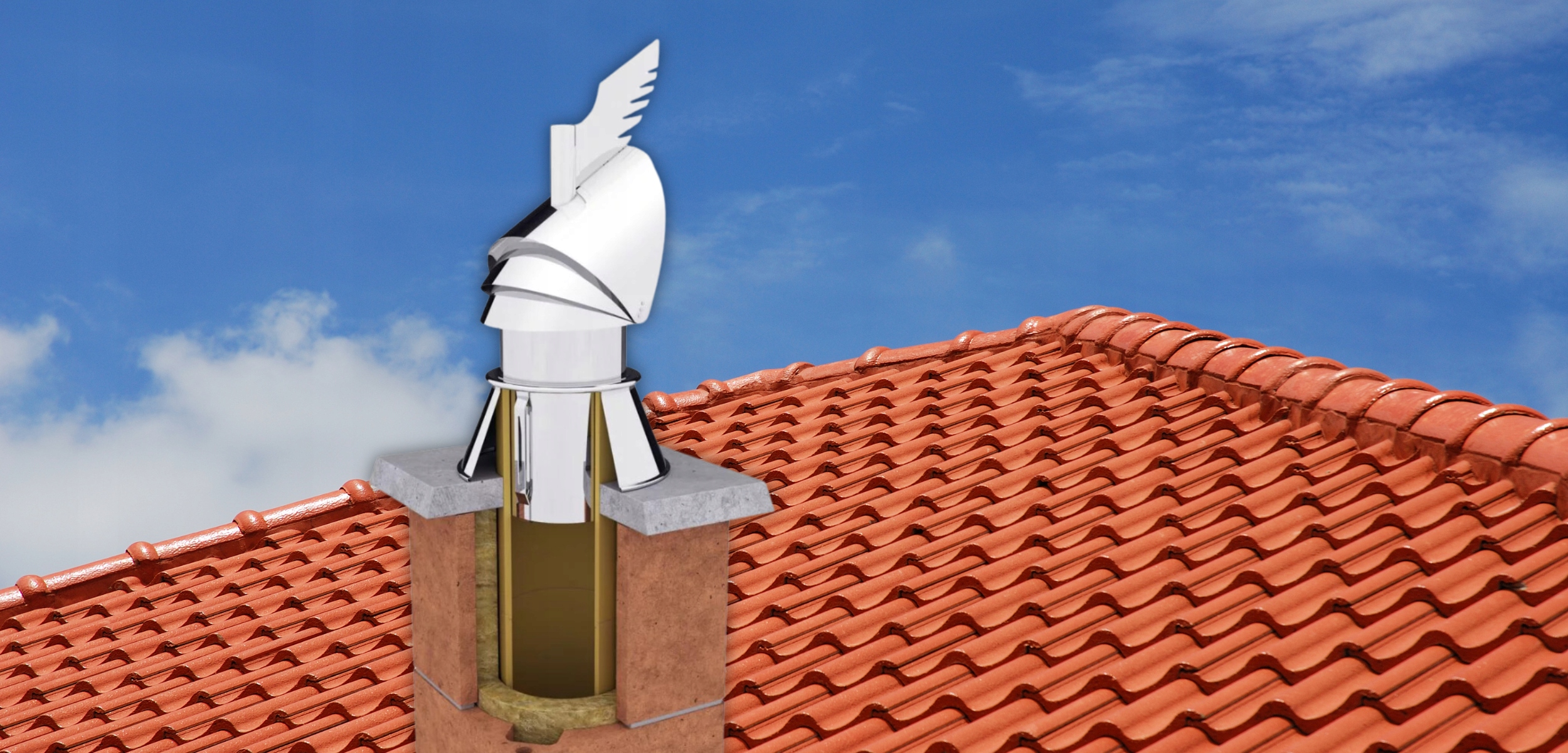 NASADA KOMINOWA OBROTOWA SAMONASTAWNA STRAŻAK ⌀200 Długość (cm) 68