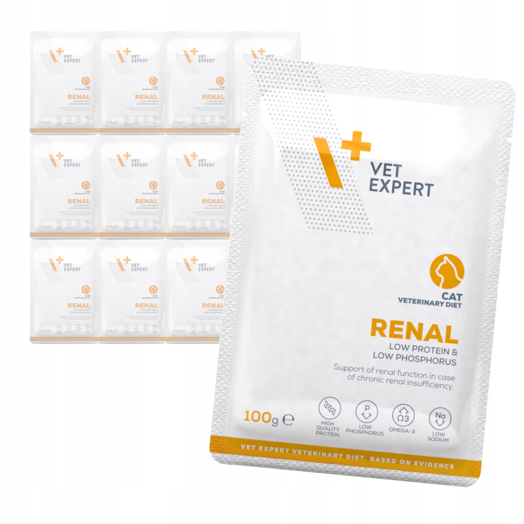 VetExpert Veterinary Diet Renal 12x100g Mokra Weterynaryjna Karma Dla Kota