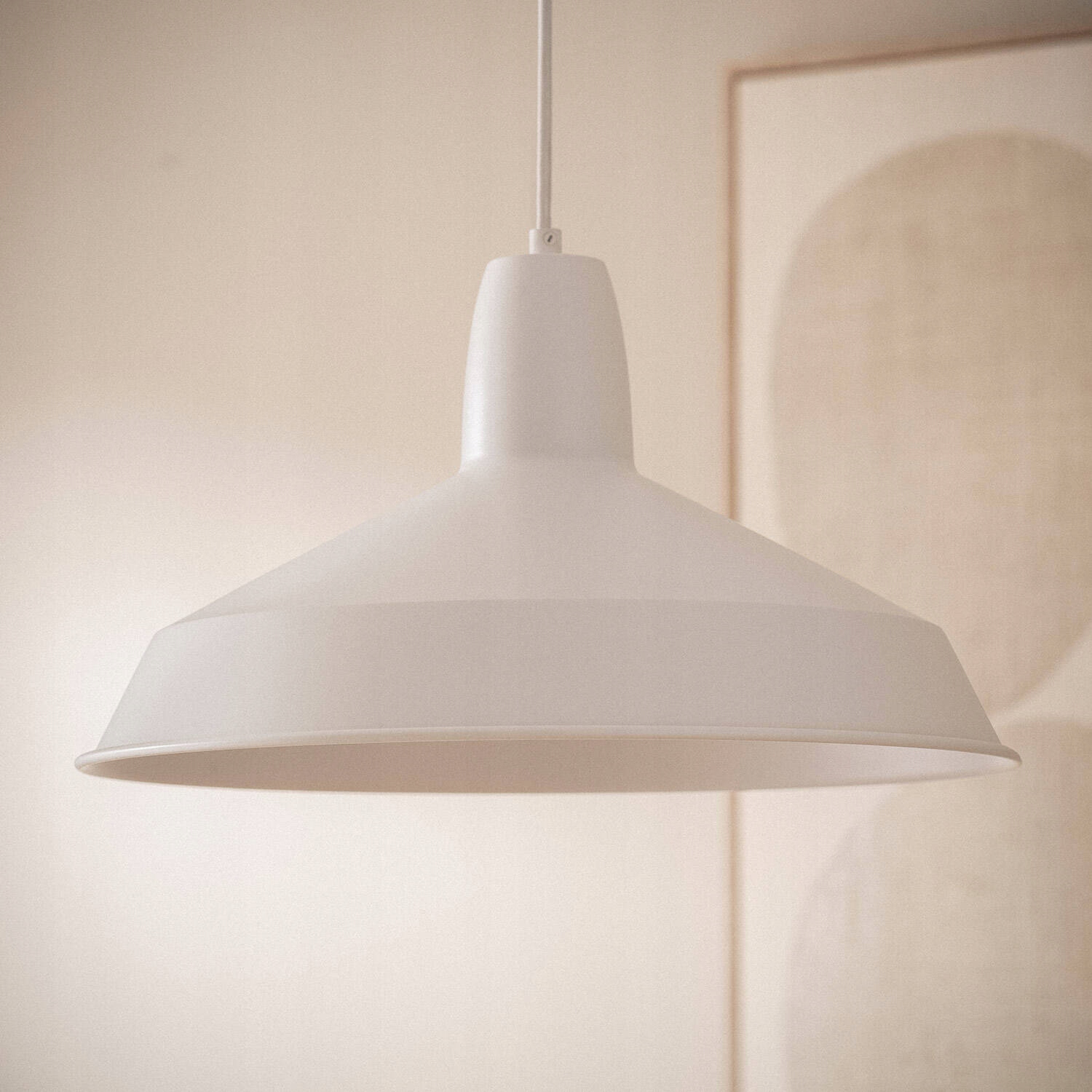 Závěsná lampa z kovu Meistter
