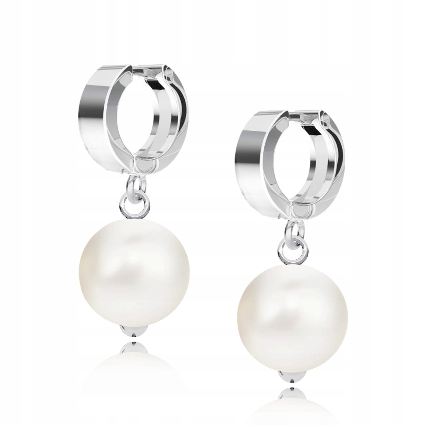 Stříbrné Náušnice Perla Swarovski stříbro 925