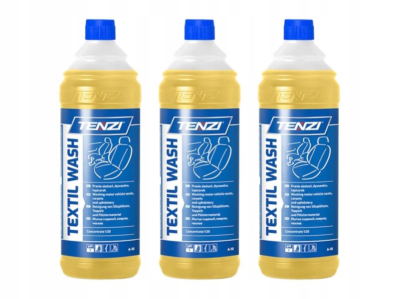 Płyn do prania tapicerki Tenzi Textil Wash 3 x 1 l