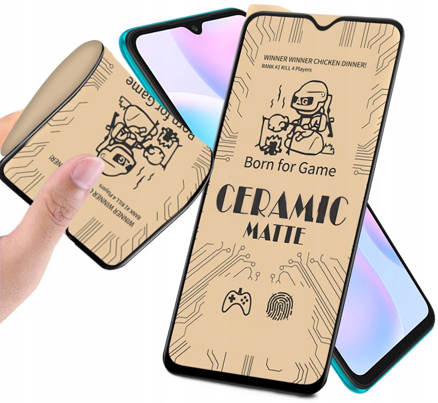 

Szkło Mat Hybrydowe Matowe Do Redmi 9A 9AT 9C Nfc
