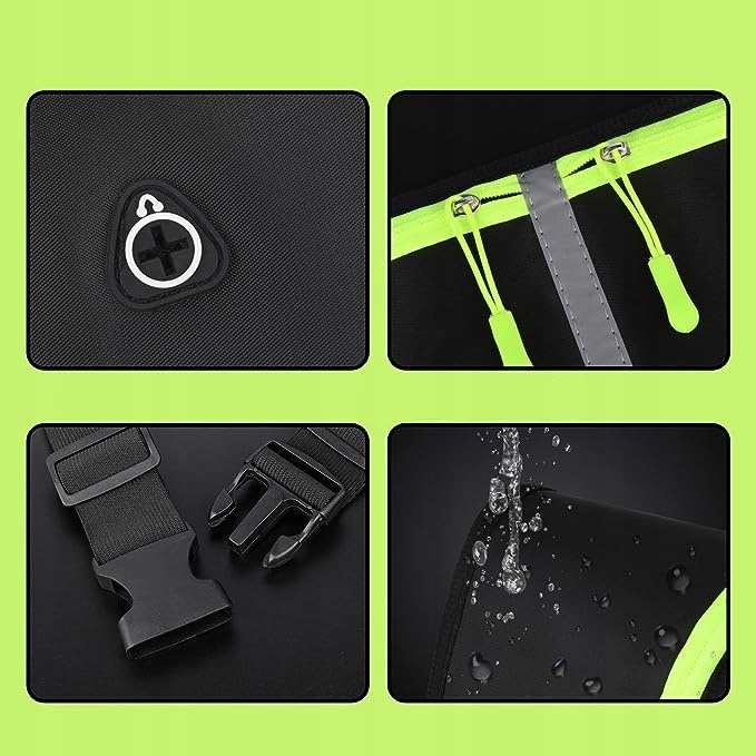 REGULOWANA SASZETKA NERKA OPASKA DO BIEGANIA UCHWYT NA WODĘ TELEFON KIESZEŃ Liczba komór 3