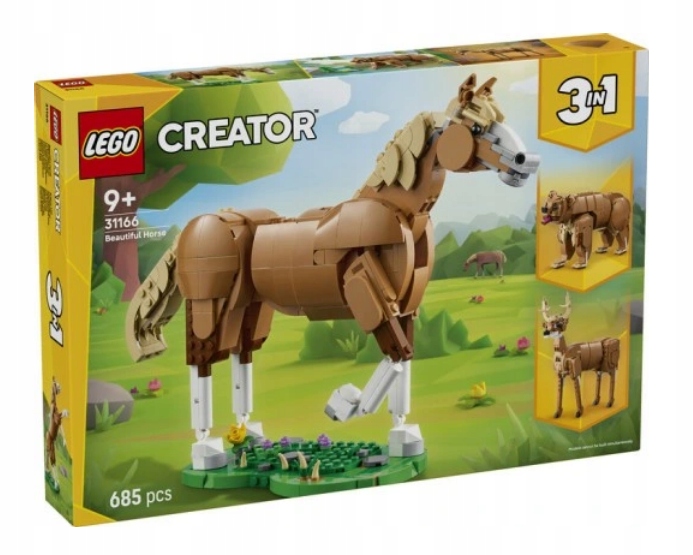 Lego 31166 Creator 3v1 Krásný Kůň Medvěd Jelen