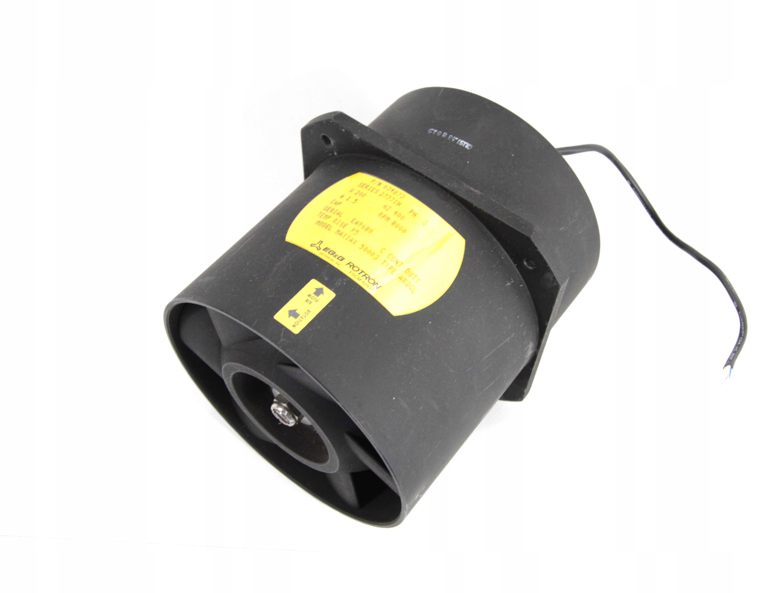 Lotniczy Wentylator 545m3/h 400Hz Rotron Usa