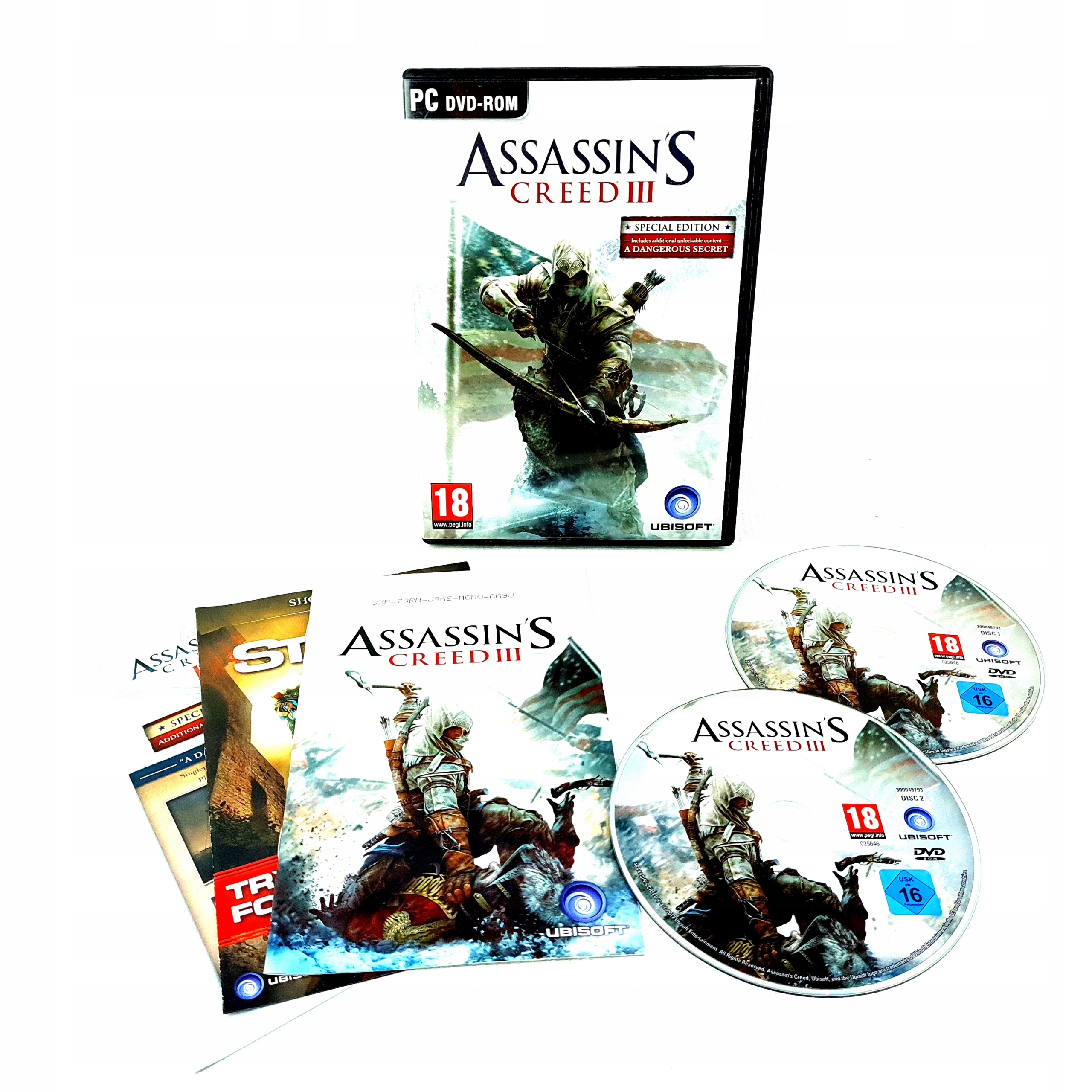 ASSASSINS CREED III SPECIAL PUDEŁKO BEZ GRY