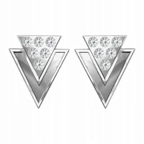 

Kolczyki sztyfty trójkąty Swarovski el. Srebro 925