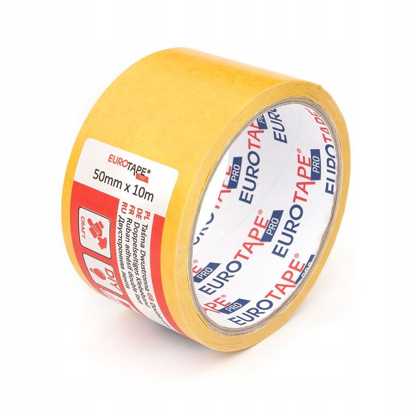 

Taśma dwustronna 50mm/10m Dalpo Euro Tape 3919101