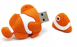 PENDRIVE USB SZYBKI FLASH DRIVE ULTRA PAMIĘĆ ZAWIESZKA PREZENT NEMO 64GB Marka Dr. Memory