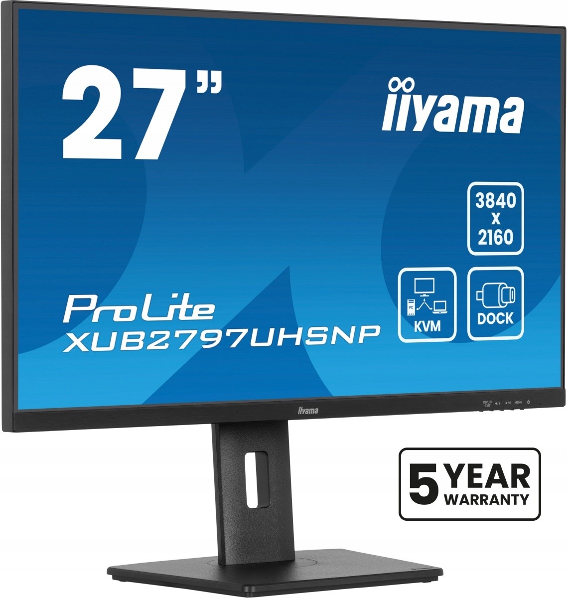 Monitor 27 cali XUB2797UHSNP-B1, 4K, Ips, Dp, Hdmi, Usb-c, Pivot, Has /5y/