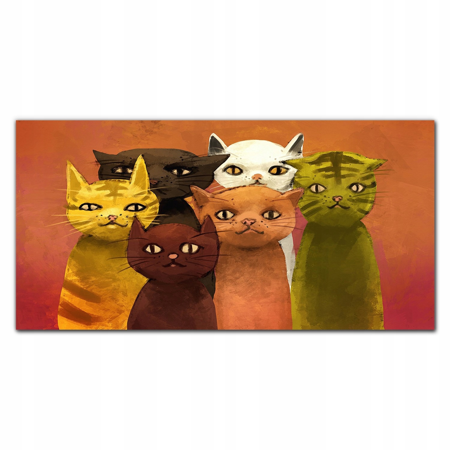 Obraz na plátne na stenu Zvieratá mačky 140x70 cm