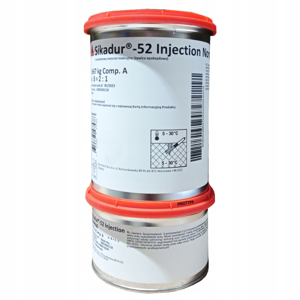 Sikadur 52 żywica do iniekcji rys i pęknięć 1kg