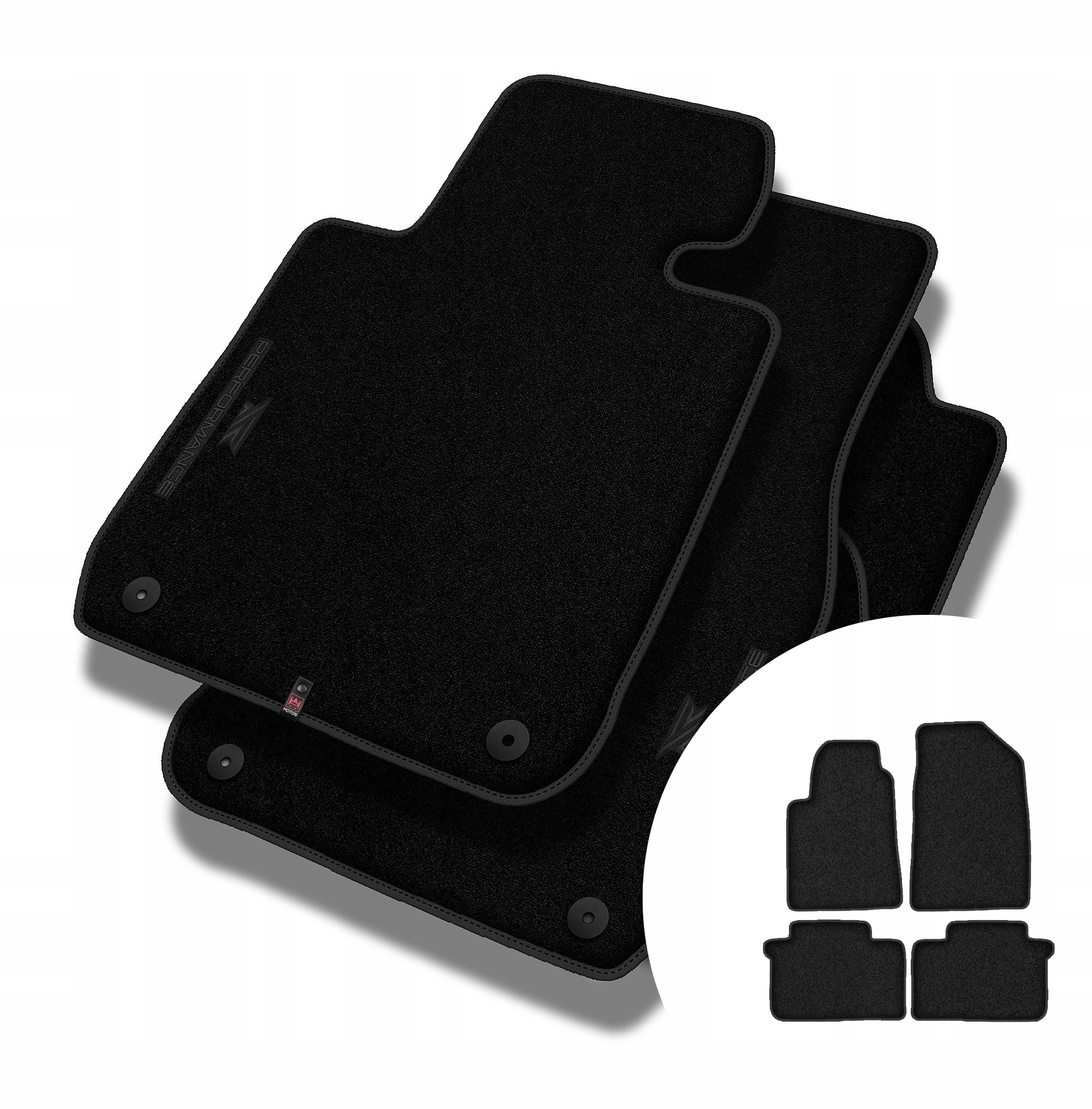 Velúrové koberčeky Performance Premium pre Citroen C6 I 2005-2012